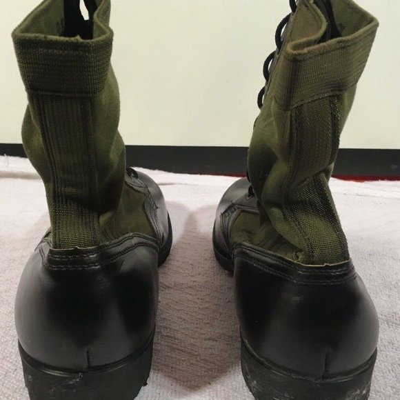 JUNE 1967 HOT WX JUNGLE COMBAT BOOTS 13N SI588 main image 4
